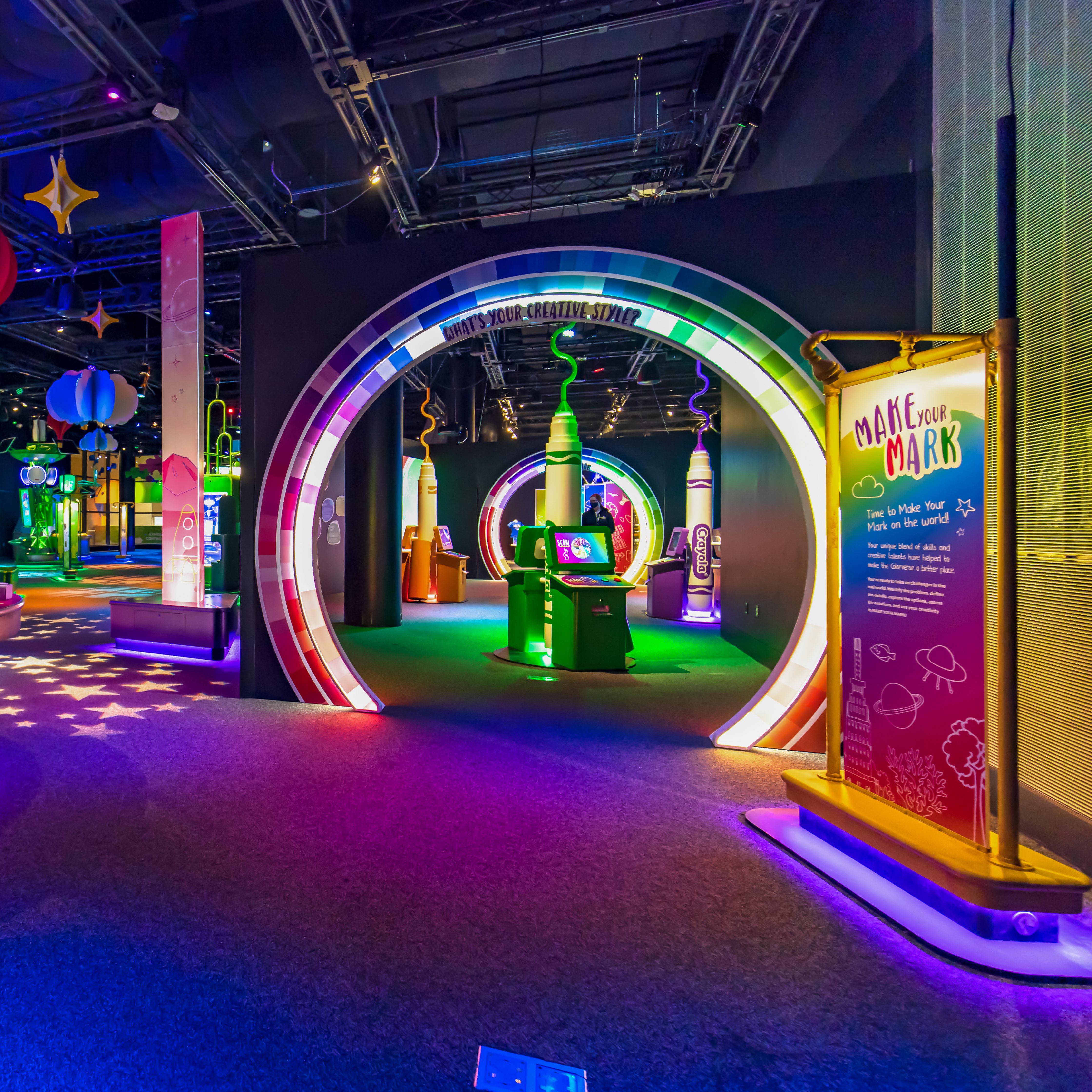 Opening of Crayola IDEAworks: The Creativity Exhibition